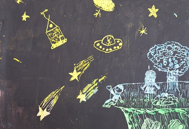 Ко Дню космонавтики!  - Дом детского творчества | Кружки и секции для детей в Екатеринбурге | Куйбышева 111 | Большакова 15